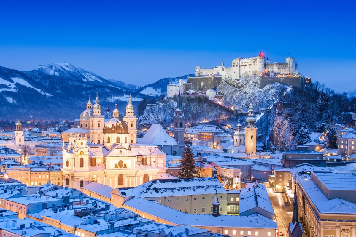 Salzburg in Snow