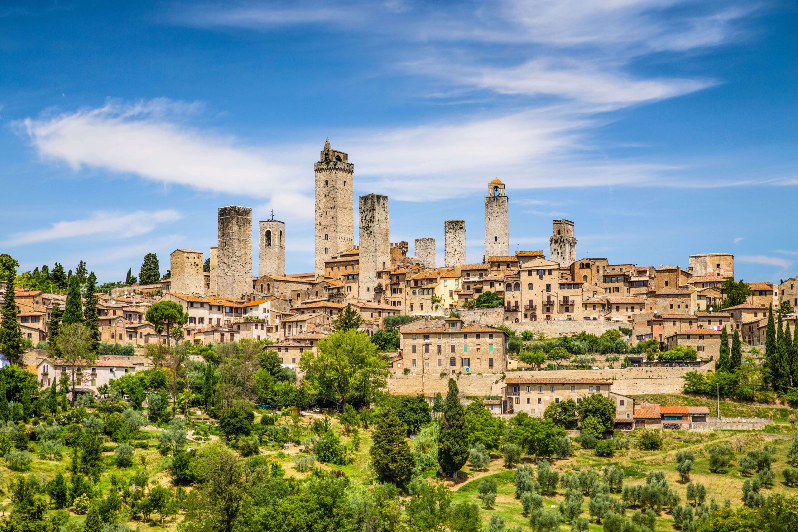 Beautiful town of San Gimignano 