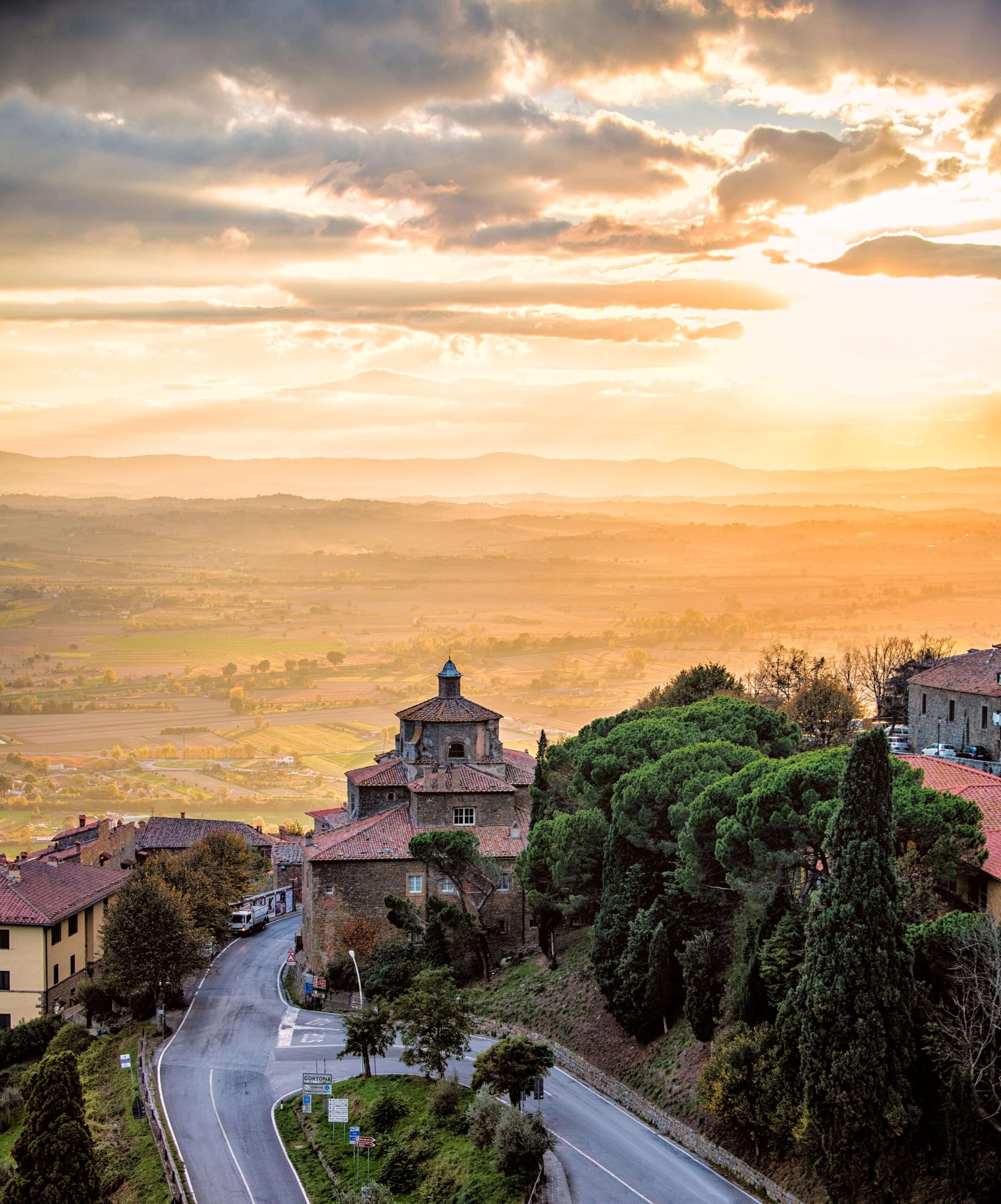 Sunset at Cortona