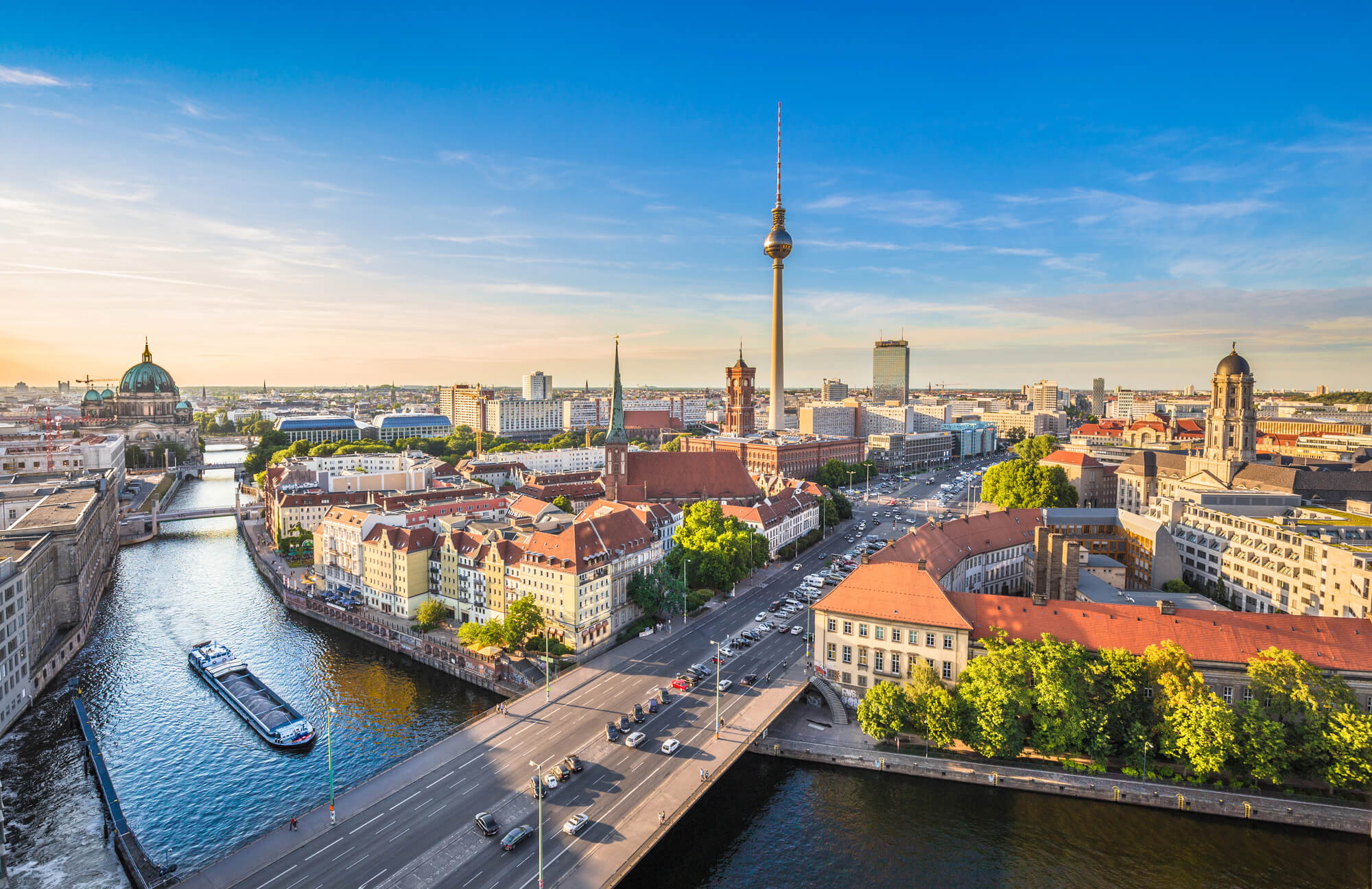 Aerial view of Germany