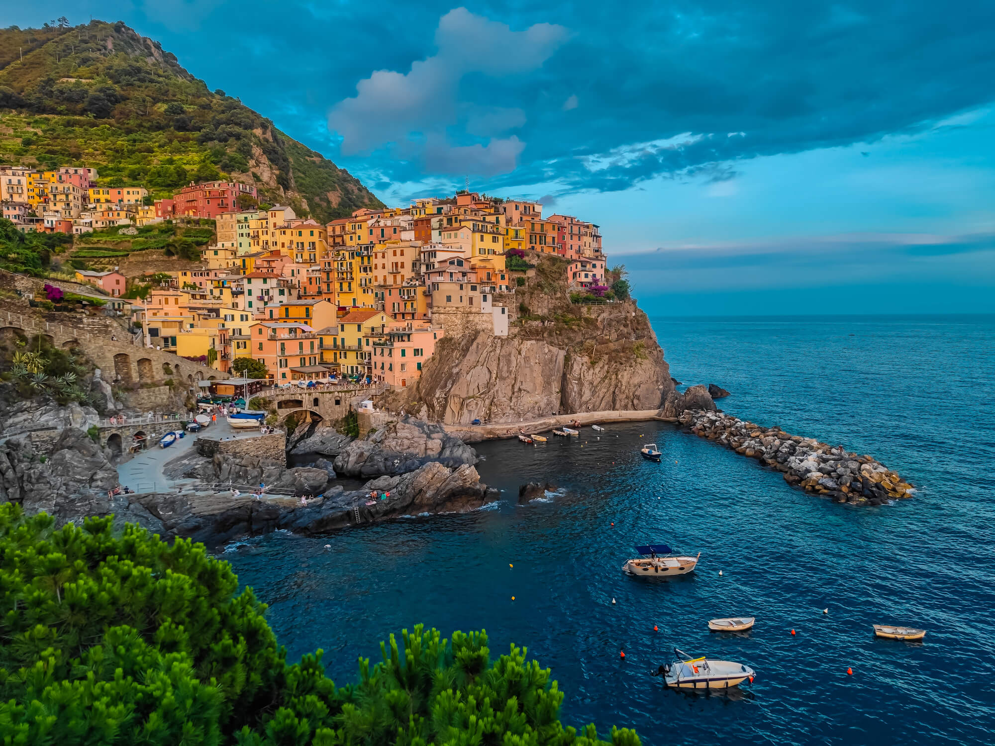 Seaside village of Manarola