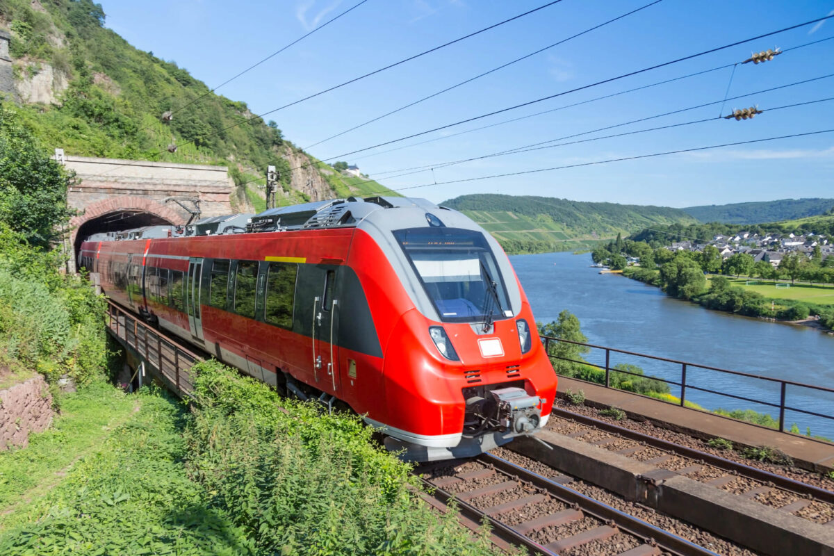 interrail train in Germany as a mode of transport