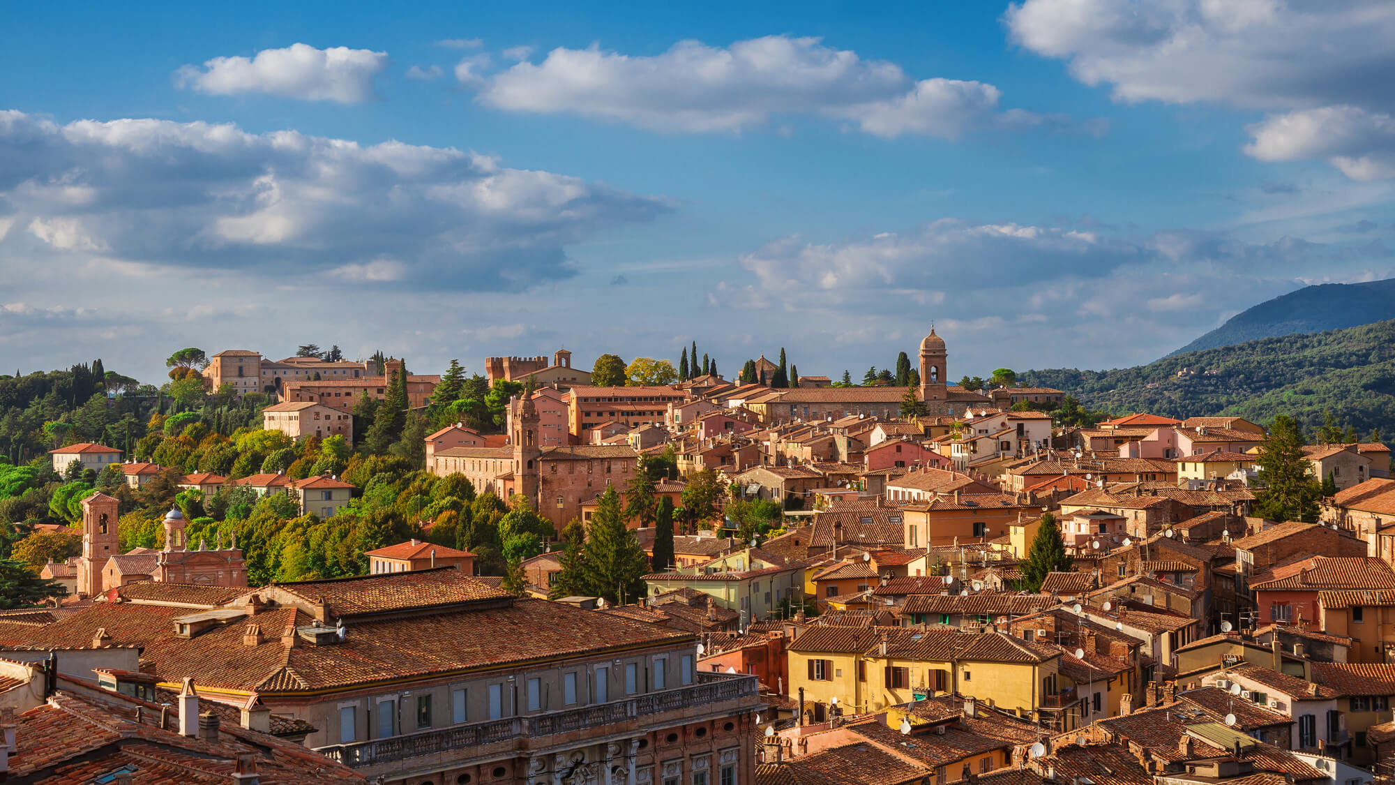 Medieval town in Italy