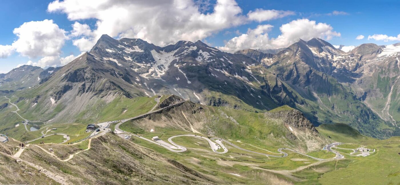 Panoramic view of Grossglockner peak