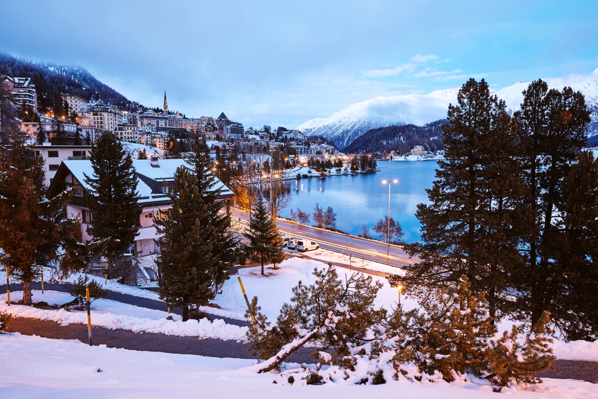 Charming town of St.Moritz