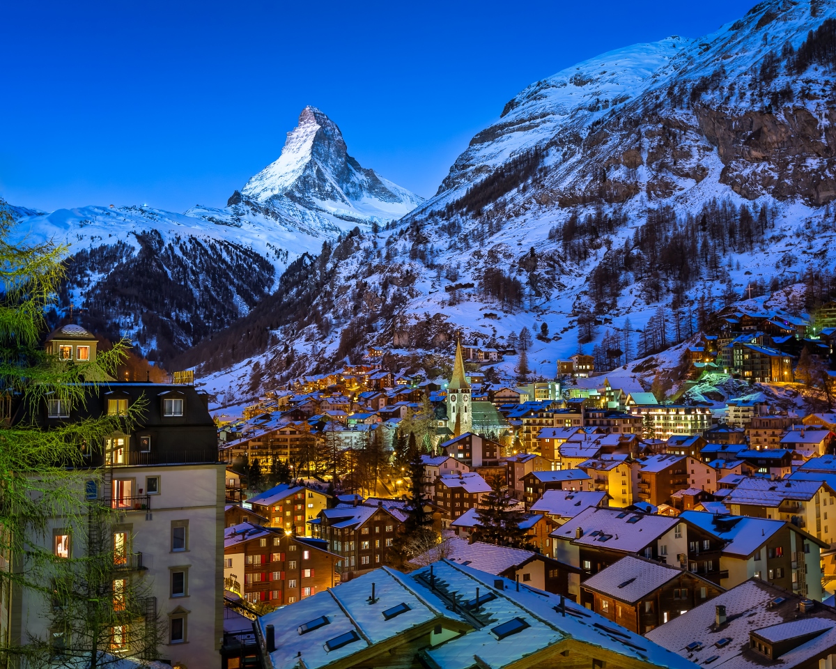 View of Matterhorn from Zermatt