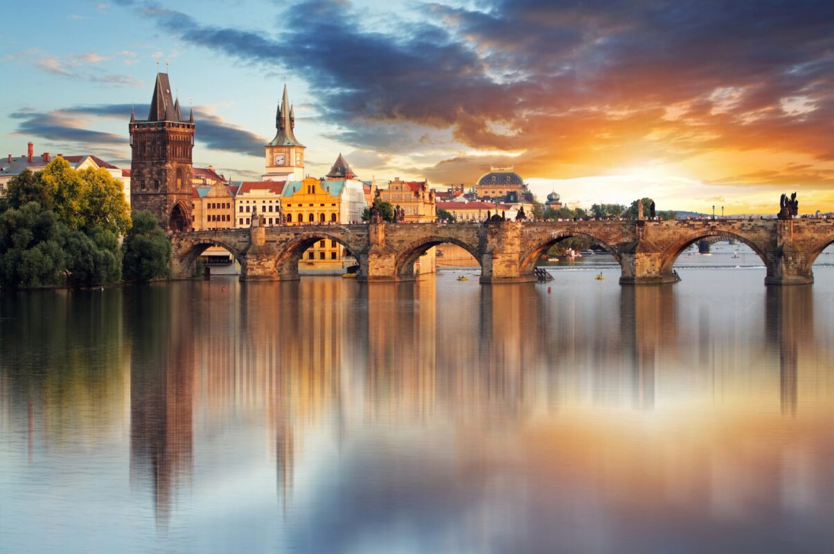 Beautiful view of Prague