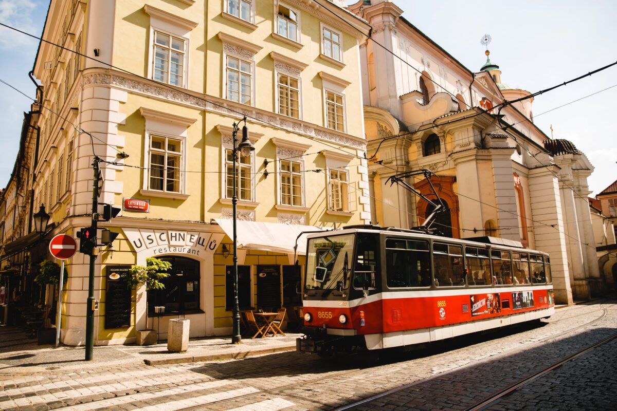 Tram in Prague