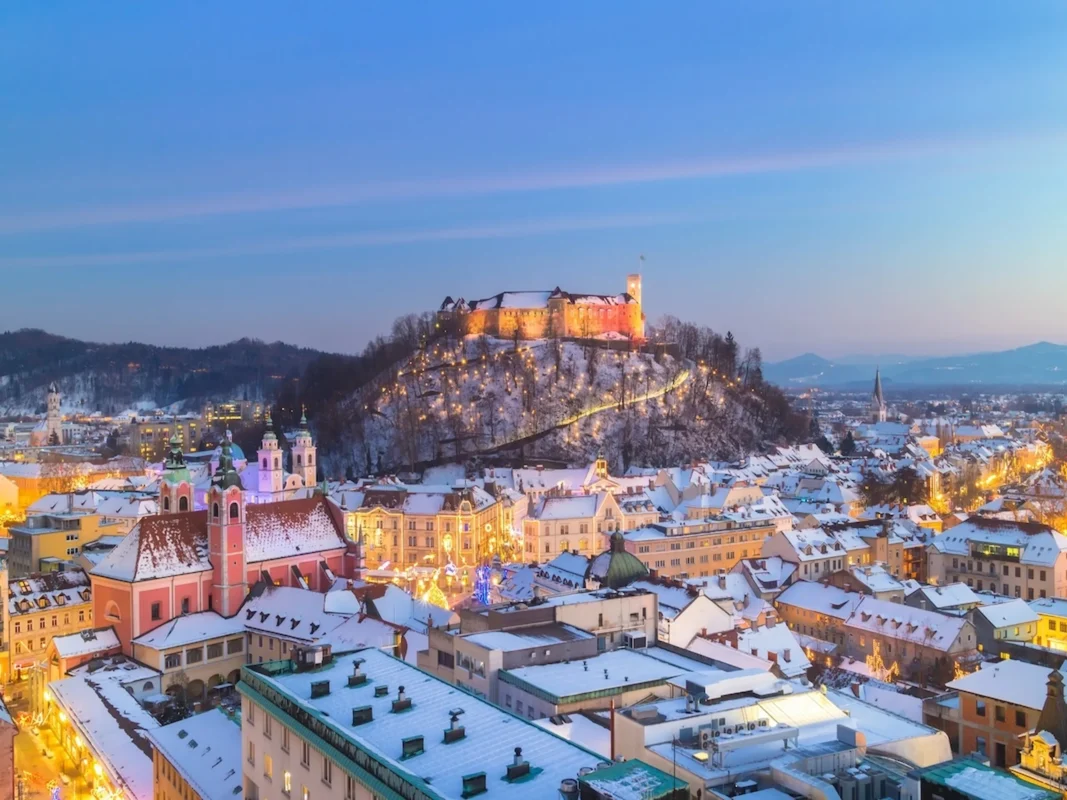 Ljubjlana in winter