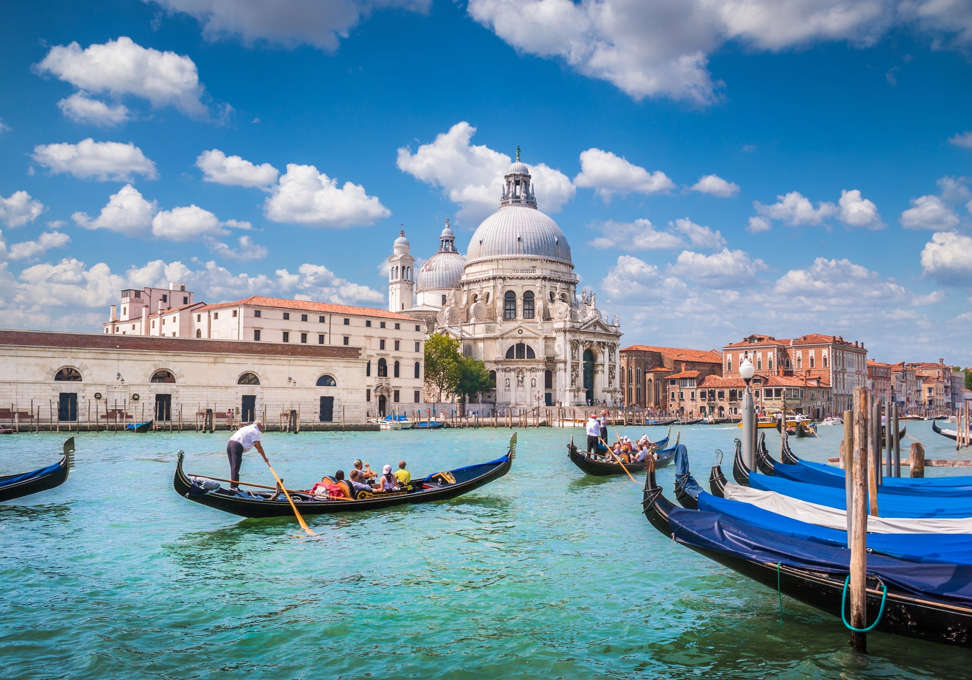 romantic gondola ride in venice